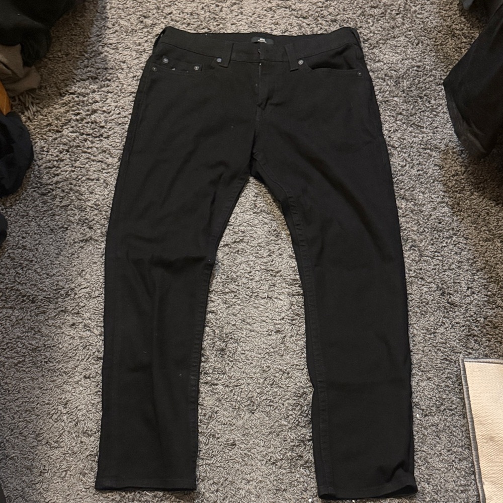True Religion Geno Relaxed Slim Jeans - Men’s 34x34 - Black
